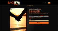 Desktop Screenshot of blackhivdating.com
